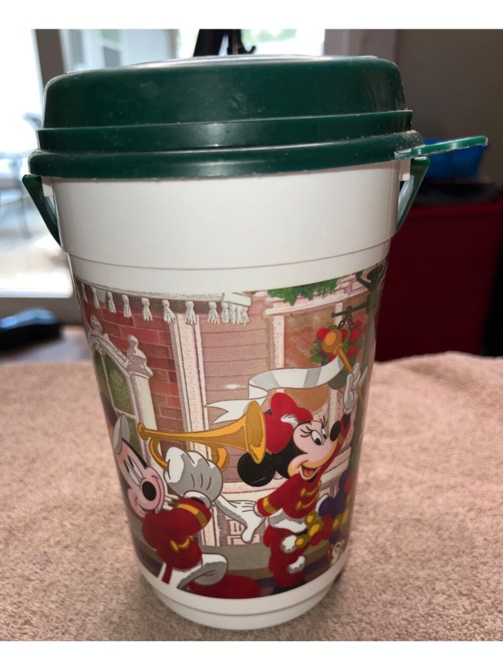 Disney Parks Mickey 1993 Parade Plastic Souvenir Popcorn Bucket Lid Handle